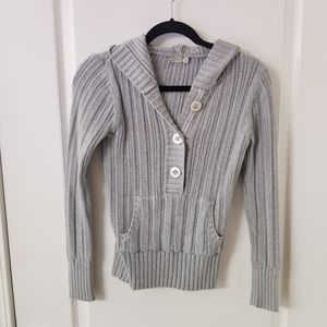 Gray Knit Sweater - Old Navy